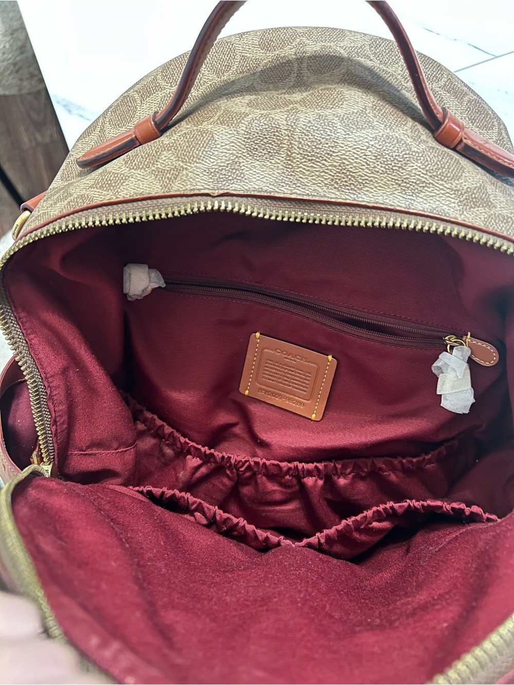 Coach Canvas Baby Backpack - Picture 3 of 3
